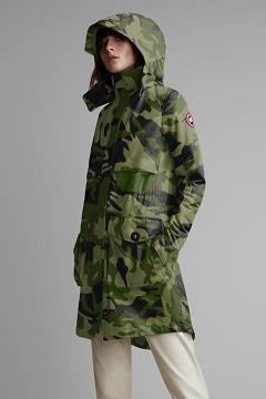 Chamarras Canada Goose Mujer México - Cavalry Trench Rompevientos Verdes EN9681035